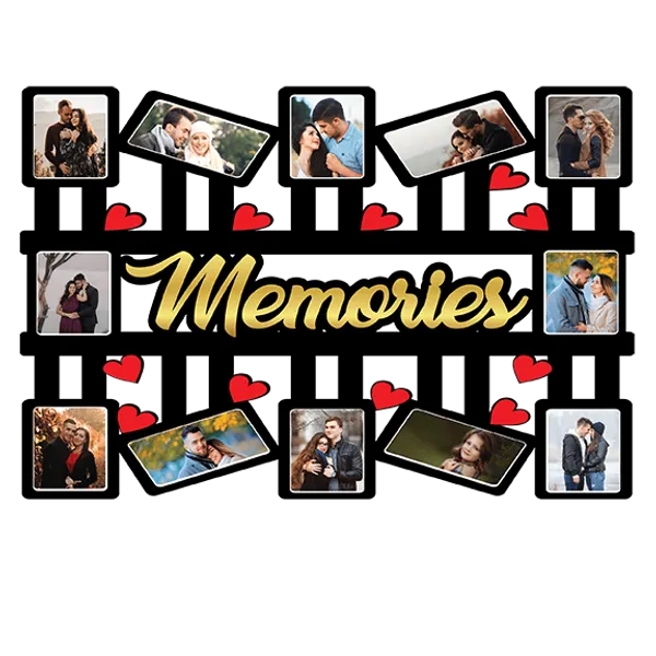 Mdf_Black_Gold_Memories_Multi-Photo_Collage_Wall_Frame