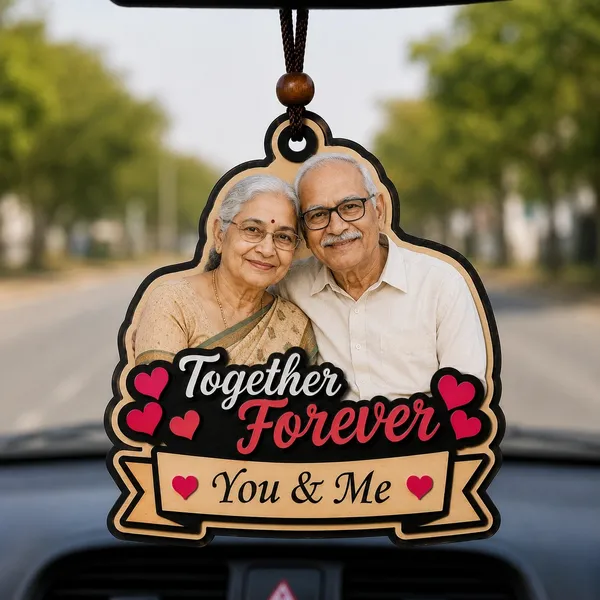 Mdf_Together_Forever_Couple_Hanging_Photo_Plaque