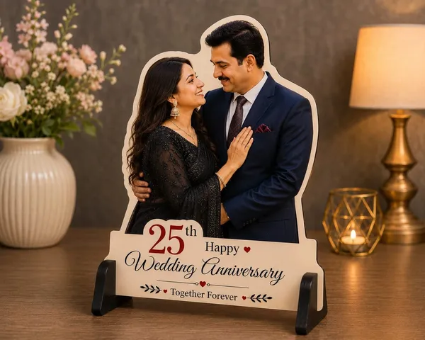 Wood_Finish_25th_Anniversary_Couple_Tabletop_Showpiece