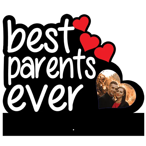 Wood_Black_Best_Parents_Ever_Heart_Photo_Frame