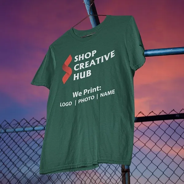 Green_Micro_Polyester_Crew_Neck_Graphic_T-Shirt_For_Unisex_Pack_Of_2