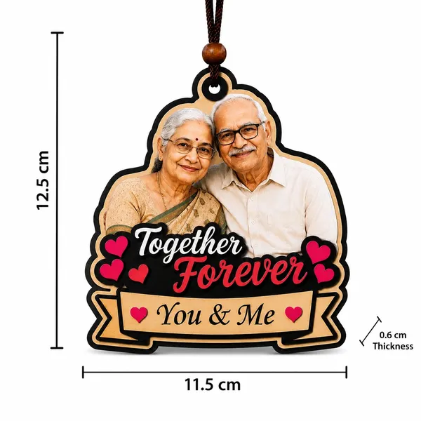 Mdf_Together_Forever_Couple_Hanging_Photo_Plaque