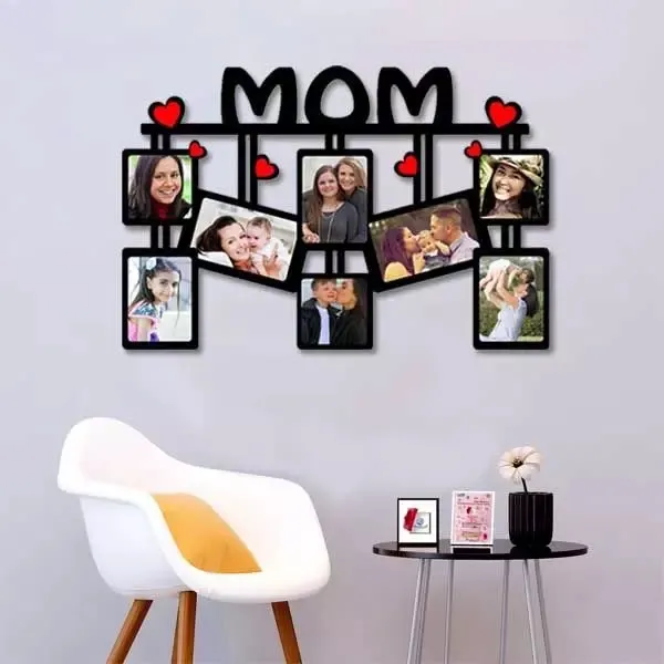 Mdf_Mom_Heart_Accent_Multi_Photo_Collage_Wall_Frame