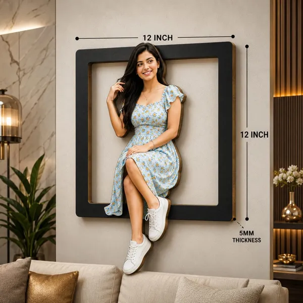 Black_Contemporary_3D_Photo_Frame_12_Inch