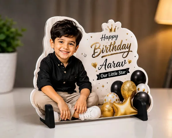 Mdf_Kids_Birthday_Balloon_Photo_Standee