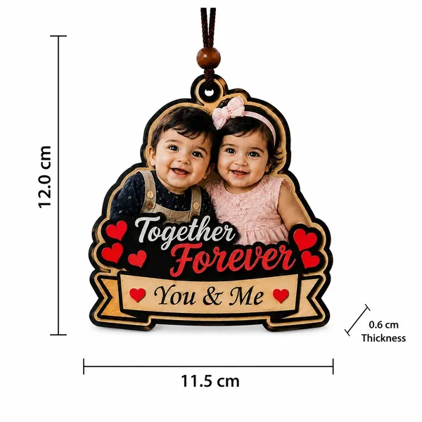 Mdf_Together_Forever_Children_Print_Hanging_Photo_Plaque