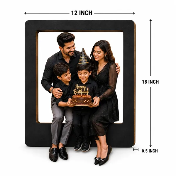 Mdf_Minimalist_Rectangular_Family_Photo_Frame