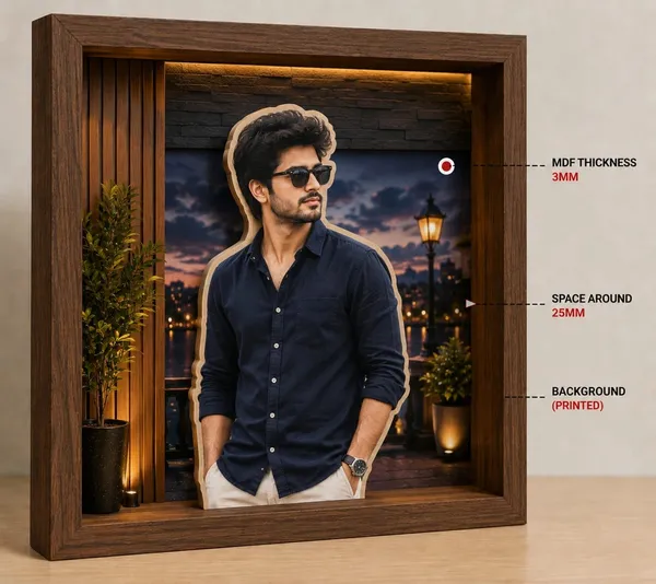 Mdf_Shadow_Box_Scenic_Portrait_Photo_Frame