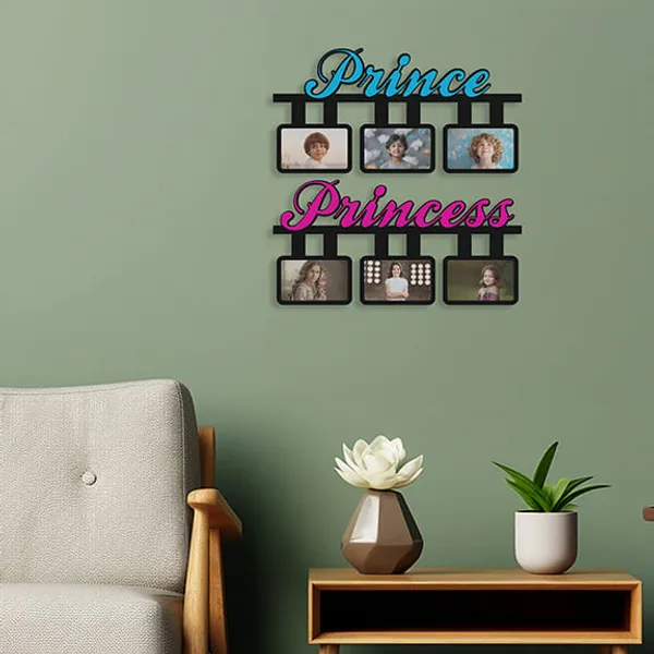 Mdf_Prince_Princess_Personalised_Photo_Collage