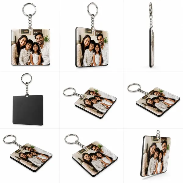 Family_Photo_Rectangular_Keychain