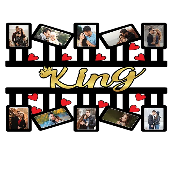 Mdf_Romantic_King_Collage_Wall_Decor
