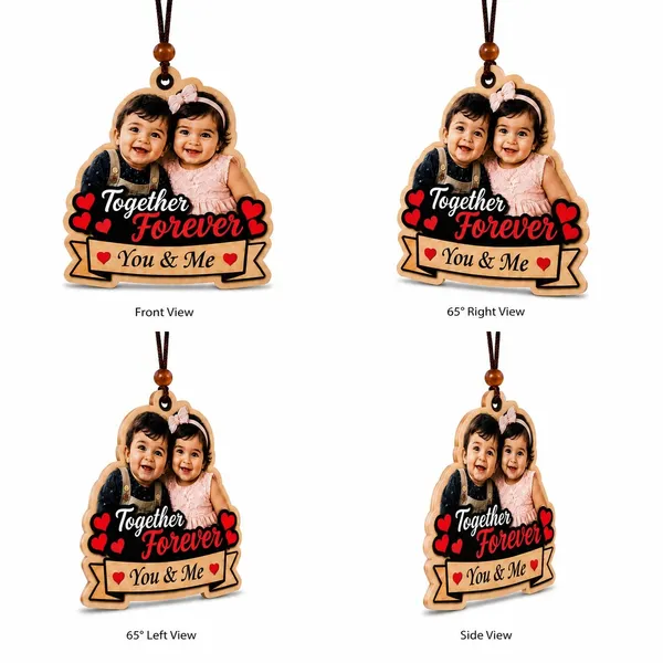 Mdf_Together_Forever_Children_Print_Hanging_Photo_Plaque