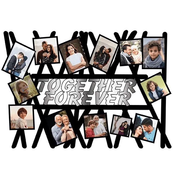 Mdf_Together_Forever_Multi-Photo_Collage_Wall_Decor
