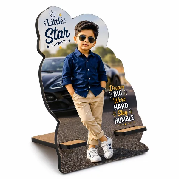 Mdf_Multicolor_Little_Star_Kids_Photo_Standee