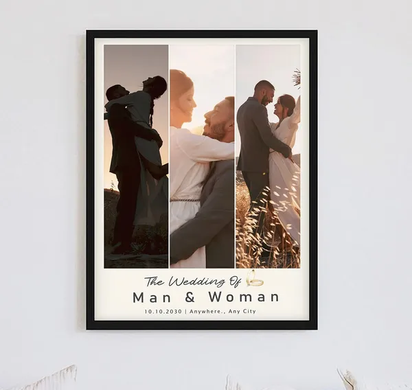 Mdf_Wedding_Three-Panel_Multi_Photo_Frame