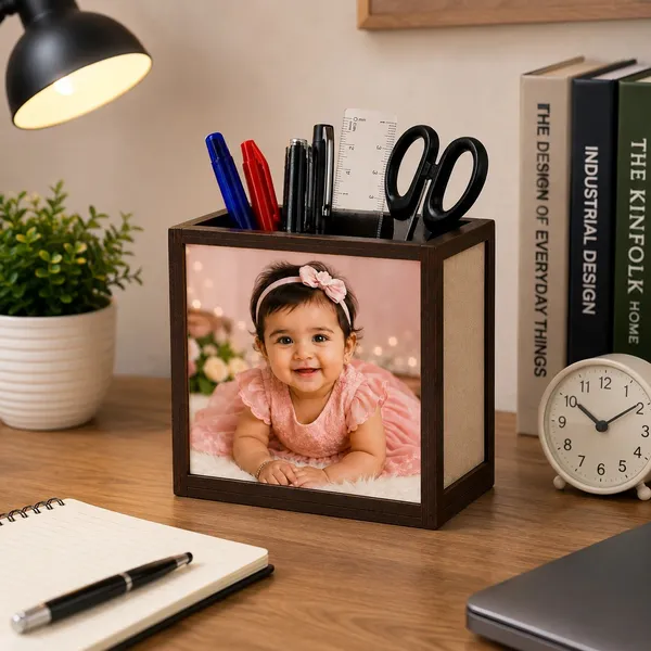 Baby_Girl_Photo_Pen_Stand