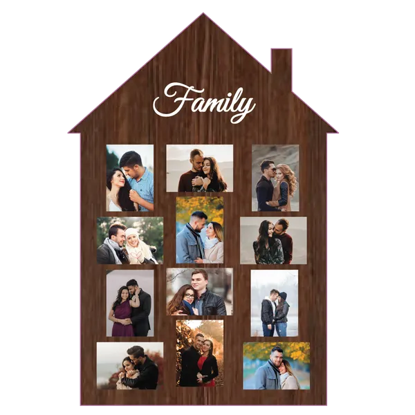 Wooden_House_Shape_Family_Collage_Photo_Wall_Frame