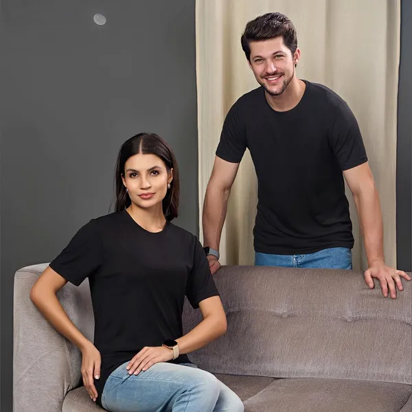 Black_Polyester_Regular_Fit_T-Shirt_For_Women