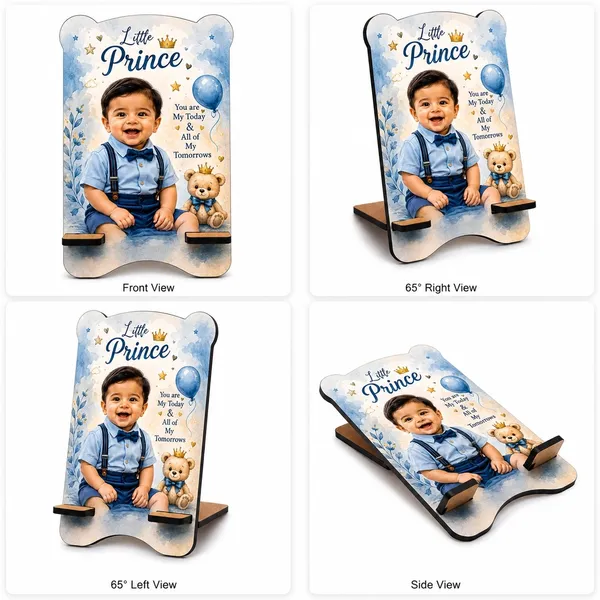 Mdf_Little_Prince_Baby_Theme_Photo_Frame_With_Display_Shelf