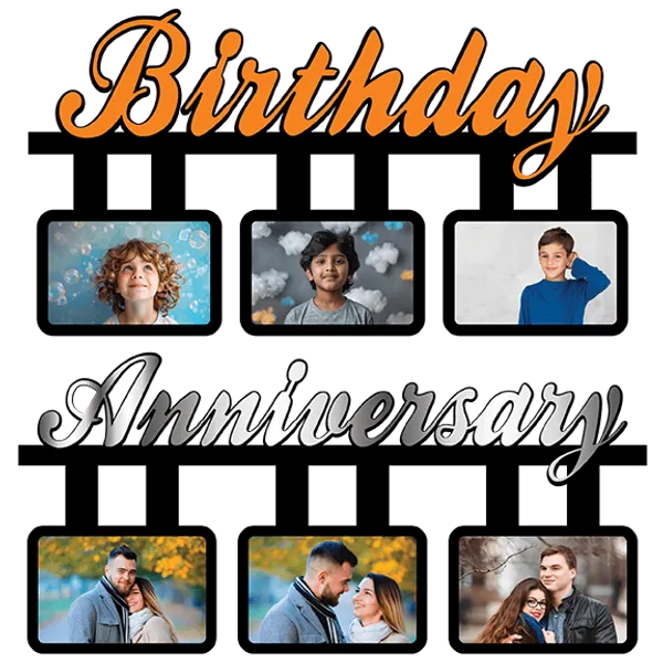 Mdf_Black_Birthday_Anniversary_Six_Photo_Collage_Frame