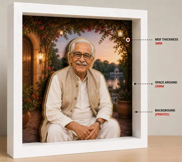 Mdf_Classic_White_Portrait_Photo_Frame