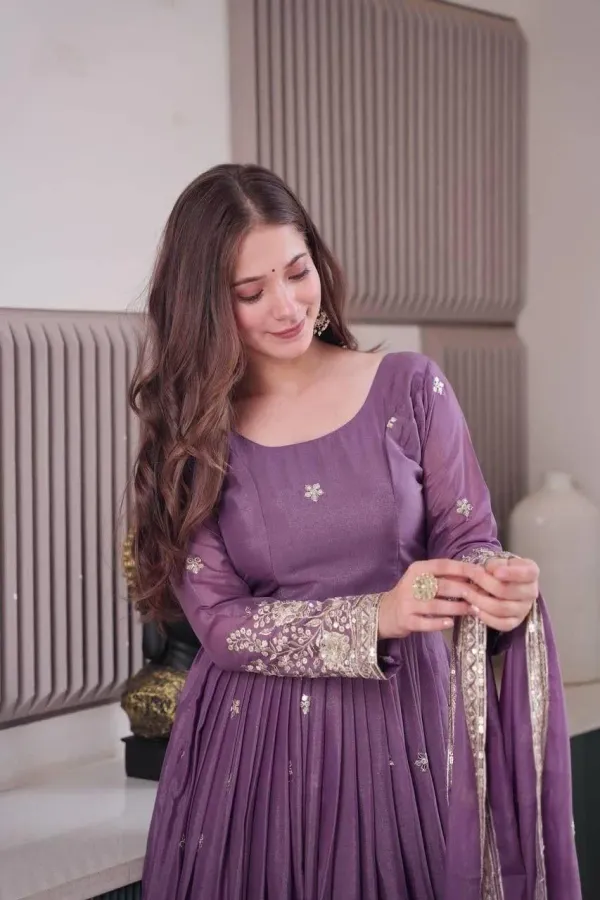 Women_Most_Beautiful_Shimmer_Silk_Gown_With_Dupatta_Long_Dress_Latest_Silk_Long_Anarkali_Gown_Set_For_Girls_And_Woman