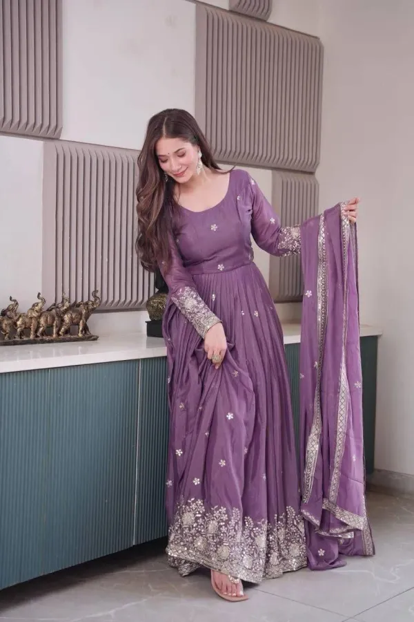 Women_Most_Beautiful_Shimmer_Silk_Gown_With_Dupatta_Long_Dress_Latest_Silk_Long_Anarkali_Gown_Set_For_Girls_And_Woman