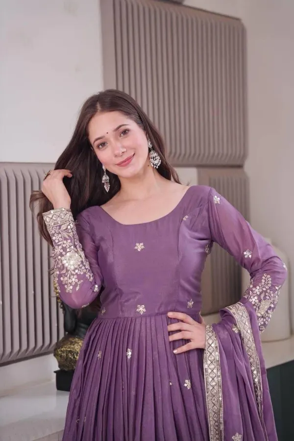 Women_Most_Beautiful_Shimmer_Silk_Gown_With_Dupatta_Long_Dress_Latest_Silk_Long_Anarkali_Gown_Set_For_Girls_And_Woman