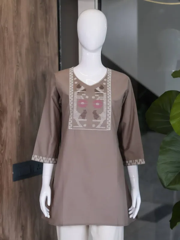 Embroidered_Short_Kurti_With_Palazzo_For_Women