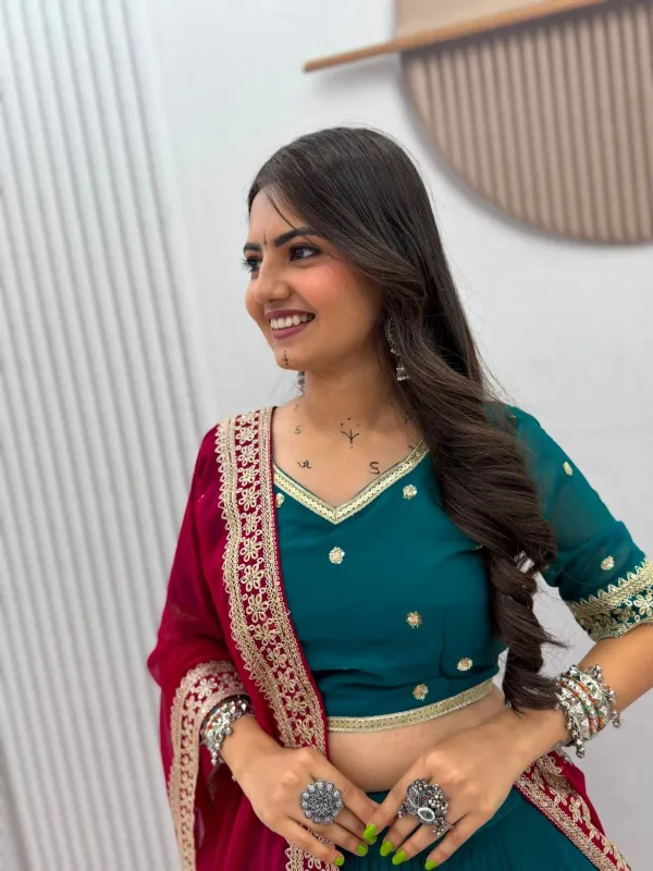 Women_S_Teal_Wine_Embroidered_Lehenga_Choli_With_Net_Dupatta_Festive_Wedding_Navratri_Wear