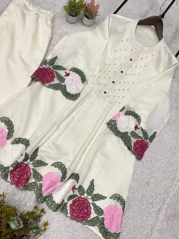 Trendy_Co_Ord_Set_With_Embroidery_Work_Roman_Silk