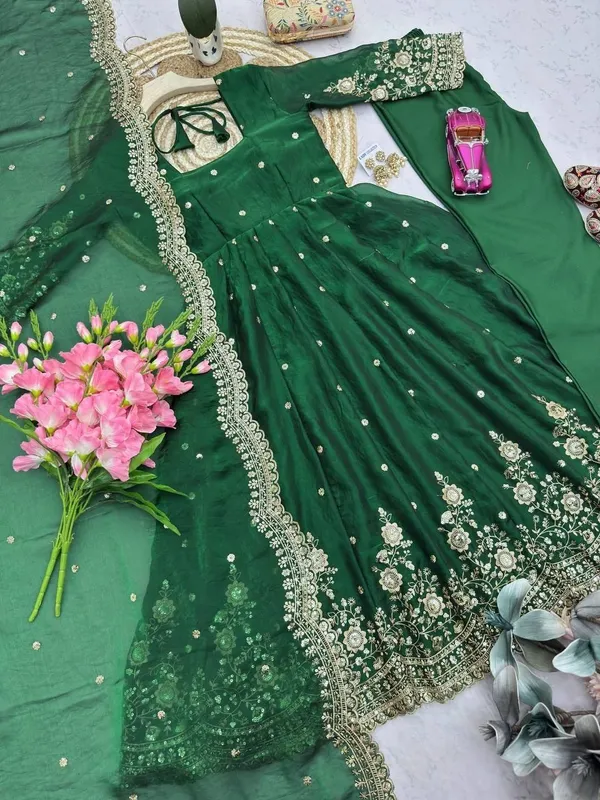 Women_S_Embroidered_Anarkali_Kurta_With_Pant_And_Dupatta_Set