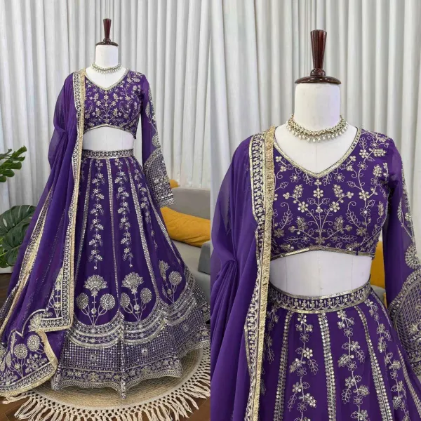 Sirio_Craft_Royal_Purple_Embroidered_Lehenga_Choli_Set_With_Net_Dupatta