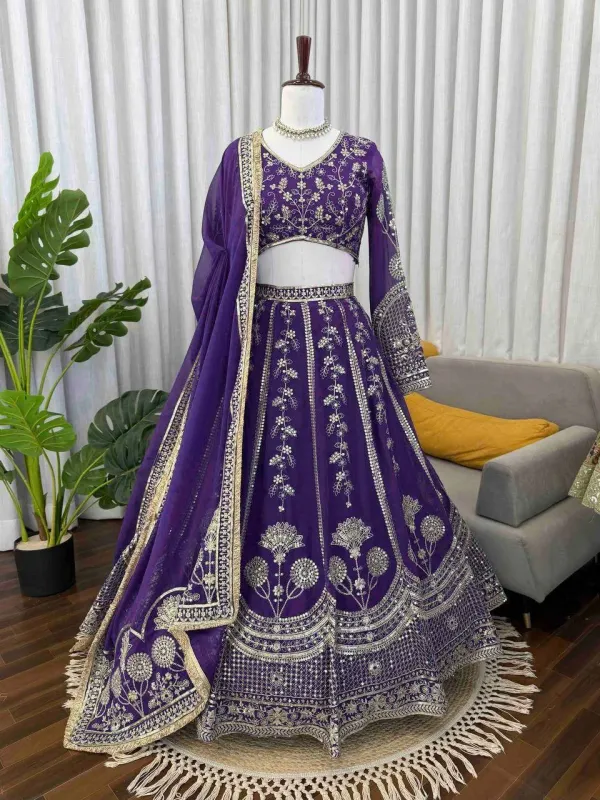Sirio_Craft_Royal_Purple_Embroidered_Lehenga_Choli_Set_With_Net_Dupatta