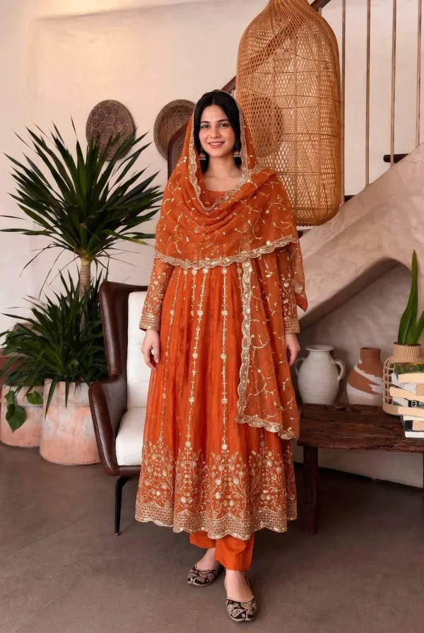 Elegant_Embroidered_Anarkali_Suit_Set_With_Net_Dupatta_For_Women_Ethnic_Festive_Wear