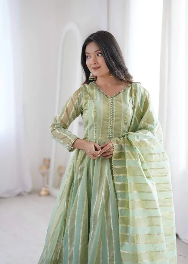 Women_S_Premium_Woven_Stripe_Anarkali_Gown_Set_With_Dupatta_Festive_Ethnic_Wear