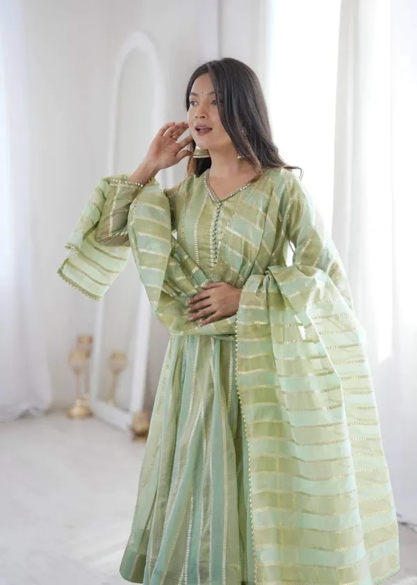 Women_S_Premium_Woven_Stripe_Anarkali_Gown_Set_With_Dupatta_Festive_Ethnic_Wear