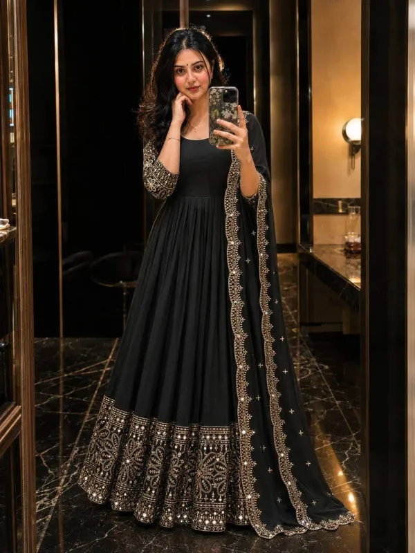 Buy_Women_S_Embroidered_Anarkali_Gown_Pant_With_Dupatta_Pair_Party_Wear_Ethnic_Suit_Online_Sirio_Craft