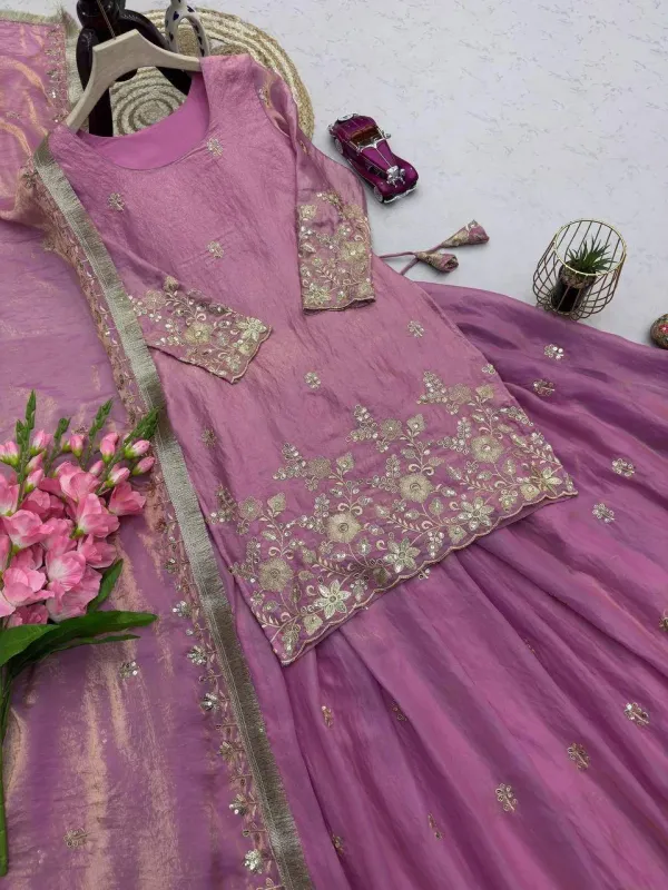 Women_S_Embroidered_Lehenga_Choli_Set_And_Dupatta_Set