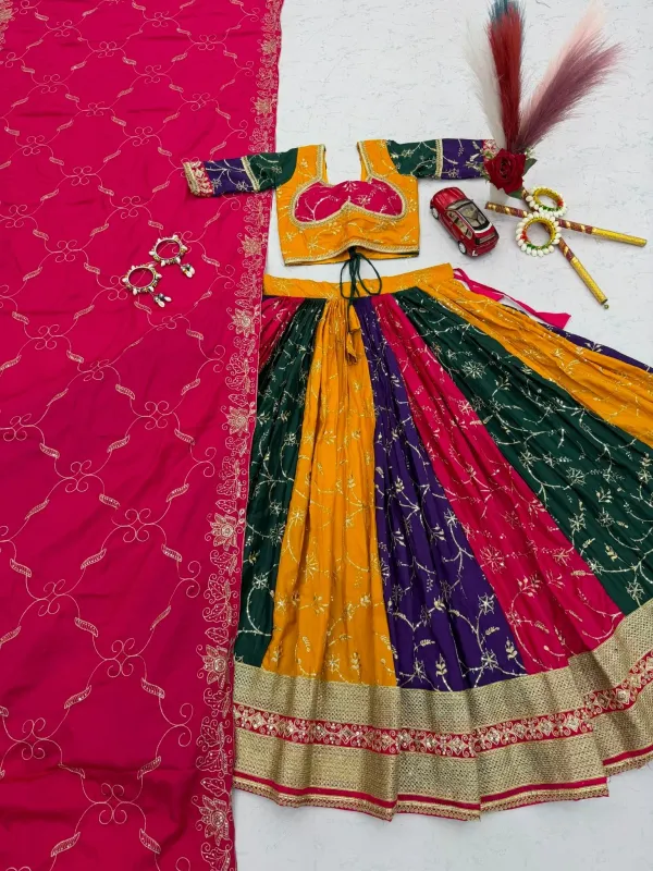 Women_S_Navratri_Embroidered_Multicolor_Lehenga_Choli_With_Pink_Dupatta_Traditional_Festive_Garba_Wear