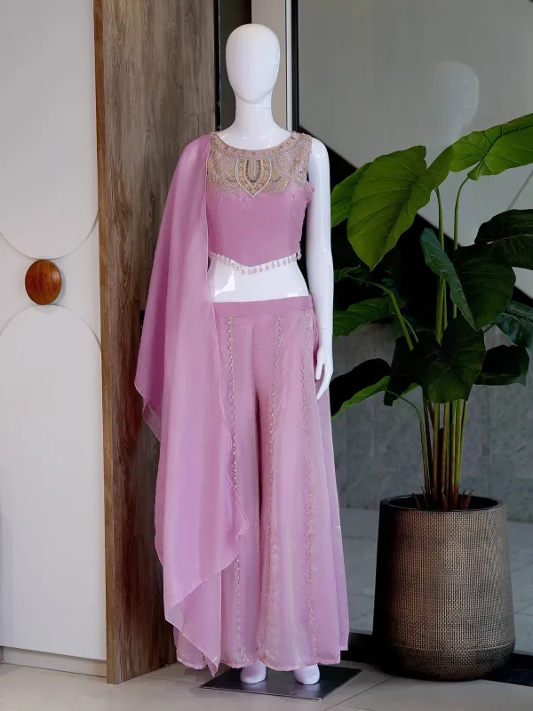 Women_S_Embellished_Crop_Top_With_Flared_Skirt_And_Dupatta_Set