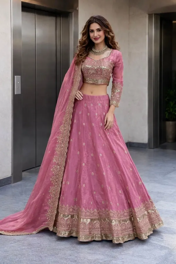 Sirio_Craft_Embroidered_Lehenga_Choli_Set_With_Net_Dupatta