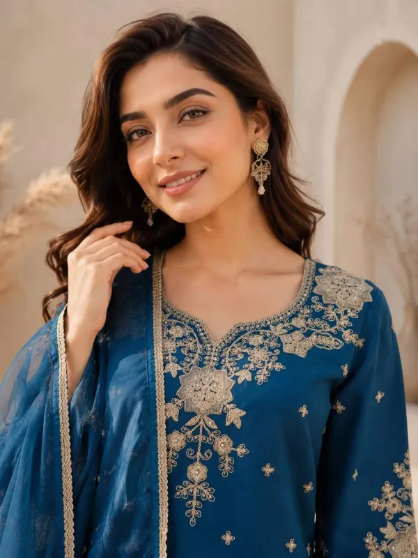 Women_S_Embroidered_Kurta_With_Palazzo_And_Dupatta_Set