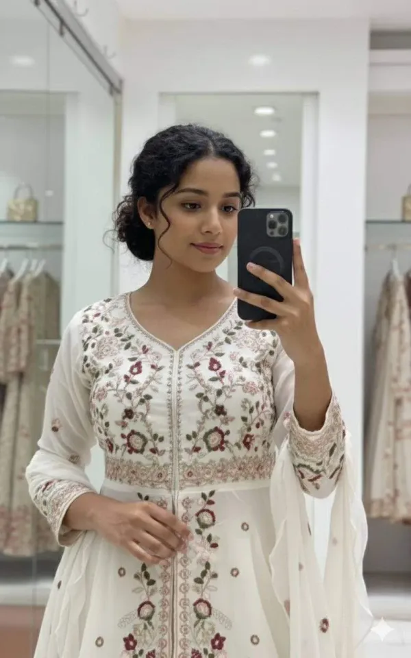 Women_S_Embroidered_Peplum_Kurta_With_Sharara_And_Dupatta_Set