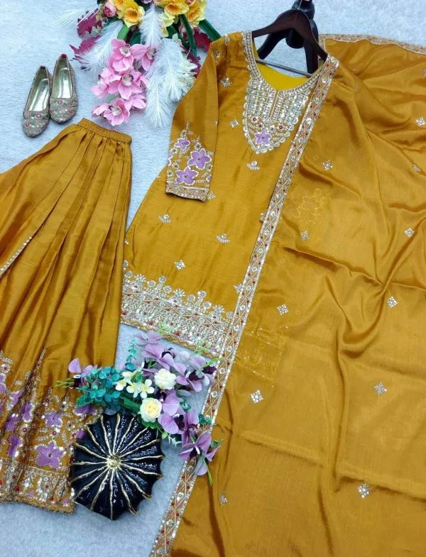 Buy_Heavy_Embroidered_Kurti_Sharara_With_Dupatta_For_Women_Party_Wear_Ethnic_Dress_Sirio_Craft