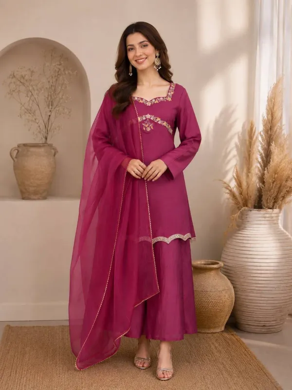 Sirio_Craft_Women_S_Off_White_Rani_Embroidered_Kurta_Palazzo_Set_With_Chiffon_Dupatta_Ethnic_Festive_Wear_Comfortable_Elegant