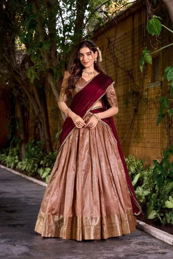 Women_S_Premium_Dupion_Silk_Lehenga_With_Golden_Blouse_Dupatta_Party_Wear_Festive