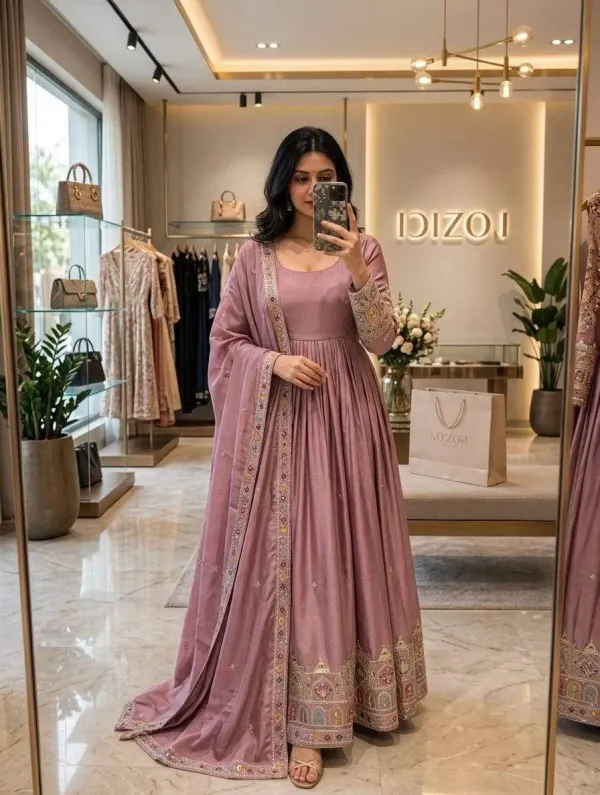 Buy_Mauve_Embroidered_Anarkali_Gown_With_Dupatta_For_Women_Online_Party_Wear_Ethnic_Dress_Sirio_Craft