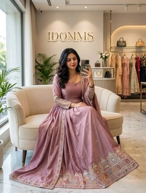 Buy_Mauve_Embroidered_Anarkali_Gown_With_Dupatta_For_Women_Online_Party_Wear_Ethnic_Dress_Sirio_Craft