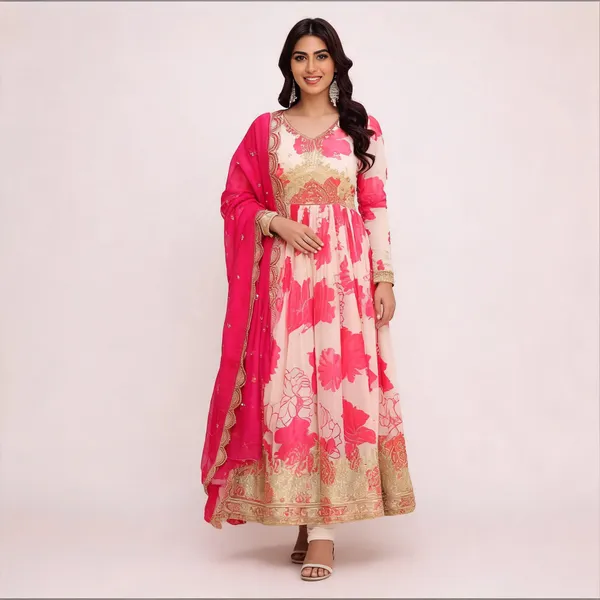 Pink_Russian_Silk_Floral_Digital_Printed_Anarkali_Gown_Set_For_Women